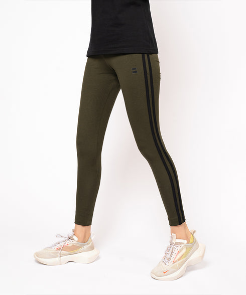 Women's Striped Leggings